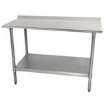 Work Tables with 1.5 Inch Backsplash