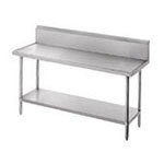 Work Tables with 10 Inch Backsplash