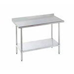 Advance Tabco SS Worktable 1.5 inch Backsplash
