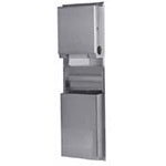 Bobrick Combination Paper Towel Dispensers / Waste Receptacles