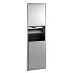 Combination Paper Towel Dispenser / Waste Receptacle Units