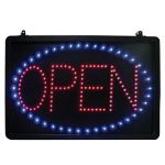 Lighted Open & Pizza Signs
