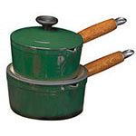 Paderno World Cuisine Enameled Cast Iron Sauce Pans & Covers