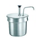 Server Condiment Pumps - Vegetable Inset & Crock