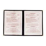 Update Menu & Card Holders
