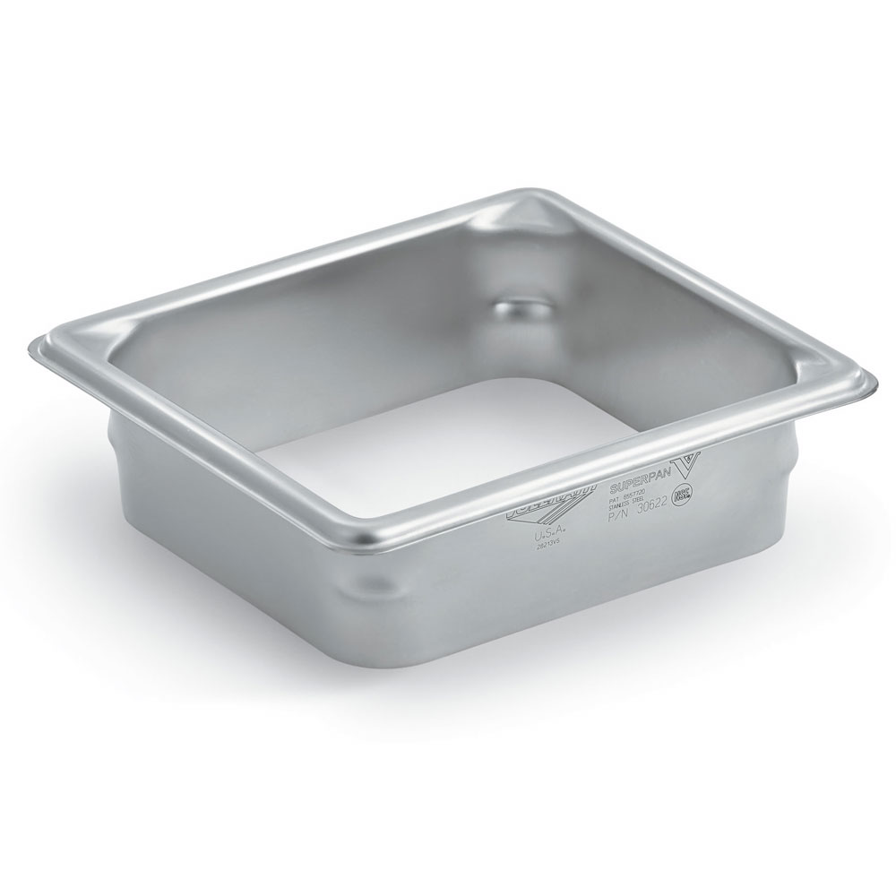 Polar Ware E6WC02 1/6-Size Rectangular Garbage Waste Chute, 22-Gauge Stainless