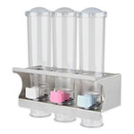Server Products 80103 Wall-Mount Dry Product Station w/ Rack - (3) 24-oz Dispenser