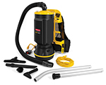 Rubbermaid FG9VBP060000 Commercial Backpack Vacuum Cleaner w/ 6-qt Capacity & 50-ft 3-Wire Cord