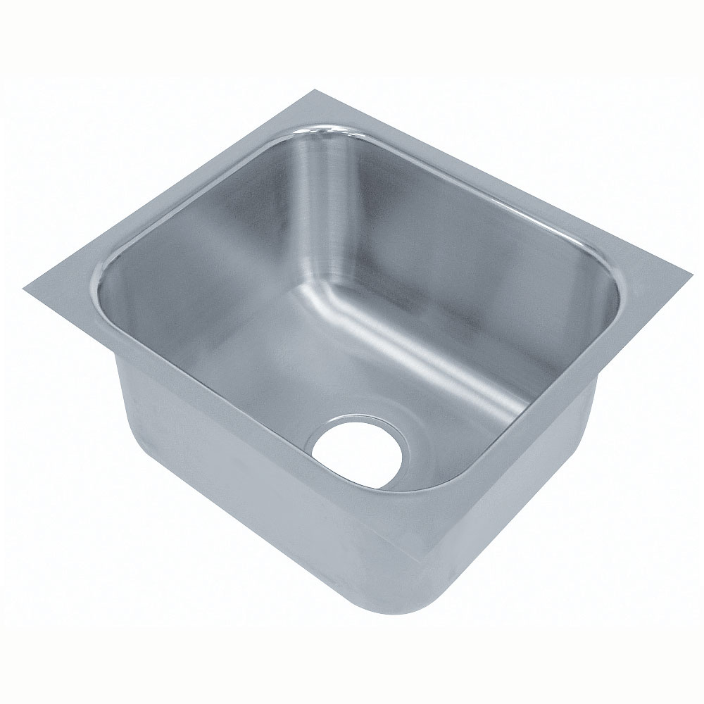 Advance Tabco 1014A-10 1 Compartment Undermount Sink Bowl, 10 x 14 x 10 in Deep, 20 Gauge SS