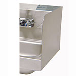 Advance Tabco 7-PS-16C Side Splash, 7-3/4 in, 1 Side, for Sinks with 16 in x 14 in Bowls