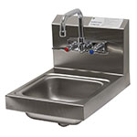 Advance Tabco 7-PS-23 Wall Mounted Hand Sink, 12 x 13 x 16-in Deep, 20 Gauge Stainless