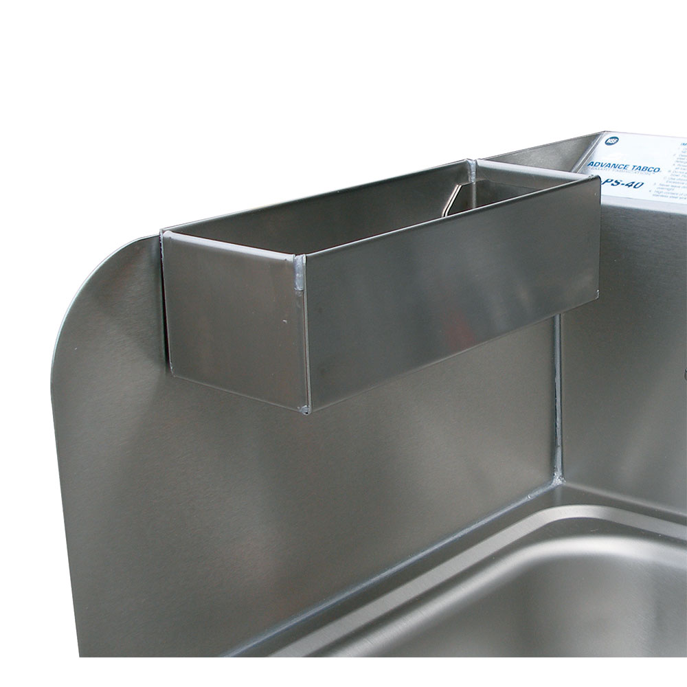 Advance Tabco 7-PS-48 Removable Stainless Steel Utility Tray, 8 in x 3 x 2-5/16, Perforated Bottom