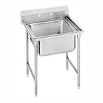 Advance Tabco 9-21-20 Regaline Sink, (1) 20 in x 20 in W x 12 Deep, No Drainboard, 18/304 SS