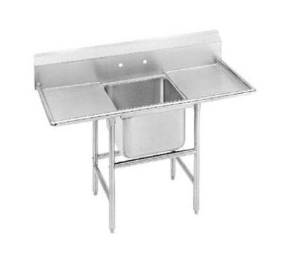 Advance Tabco 93-21-20-18RL Sink, (1) 20 x 16 x 20-in D, 18-in L & R Drainboard, 16-Ga. Stainless