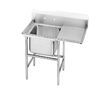 Advance Tabco 94-61-18-24R Sink, (1) 24 x 18 x 14-in D, 24-in Right Drainboard, 14-Ga. Stainless