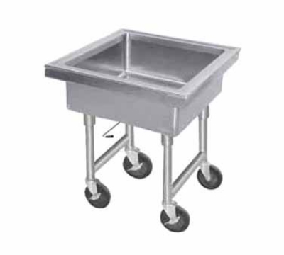 Advance Tabco 9-FMS-12 Portable Soak Sink, 22 in x 22 x 12-in, 34-in High