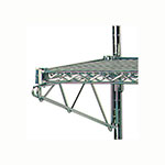 Advance Tabco AAB-18 End Mount Brackets, 18 in, Adjustable