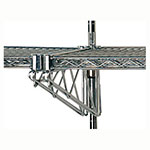 Advance Tabco AABM-18 Mid Mount Brackets, 18 in, 1 Double Adjustable