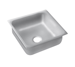 Advance Tabco 2424A-14A Undermount Sink w/ 24x24x14-in Bowl, 14-ga 304-Stainless