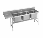Advance Tabco 9-84-80 Sink w/ (4) 28x20x12-in Bowl & 8-in Splash, 18-ga 304-Stainless