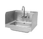 Advance Tabco 7-PS-15D 12-in Tall Side Splash for Handicapped Hand Sinks