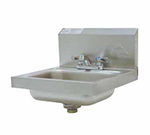 Advance Tabco 7-PS-20 Wall Hand Sink - Deck Mount Faucet, 14x10x5
