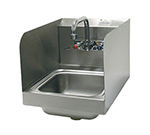 Advance Tabco 7-PS-56 Wall Hand Sink w/ 9x9x5-in Bowl & Side Splash, Splash Mount Faucet