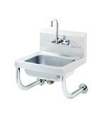 Advance Tabco 7-PS-24 Tubular Wall Support Brackets for Sinks w/ 10x14-in Bowl & Splash Mount Faucet