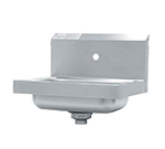 Wall Hand Sink w/ 14x10x5-in Bowl & 1-Splash Faucet Hole, Basket Drain