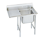 Advance Tabco 93-1-24-24L Sink w/ 20x16x12-in Bowl & 24-in Left Drainboard, 16-ga 304-Stainless