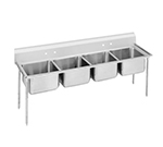Advance Tabco 9-44-96 Sink w/ (4) 24x24x12-in Bowl & 8-in Splash, 18-ga 304-Stainless