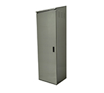 Advance Tabco 9-OPC-84 Cabinet - Mop Sink Base, 2-Mop Holders, Left Hinged Door, Stainless