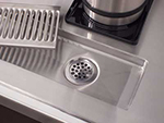 Advance Tabco BCT36RE 24-in Drip Trough w/ Removable Grate For BC-36RE Beverage Center