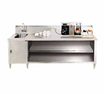 Advance Tabco BEV-30-72L 72-in Beverage Table w/ Sink On Left & Faucet, 14-ga 304-Stainless
