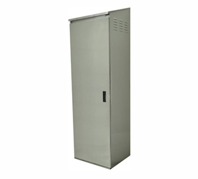 Advance Tabco CAB-1 Cabinet - Floor, Fixed Intermediate Shelf, Left Hinged Door, 18-ga 430-Stainless