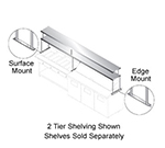 Advance Tabco CU-18-48-2 Double Tier Shelf, 18x48-in