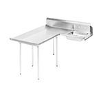 Advance Tabco DTS-D30-108L 107-in L-R Dishlanding Soil Dishtable w/ 10.5-in Backsplash & Stainless Legs
