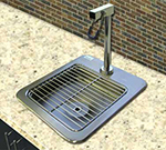 Advance Tabco DI19RE Drop In Filler Station w/ 9x9x3-in Bowl & Water Filler Faucet, 18-ga 304-Stainless