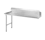 Advance Tabco DTC-S30-60L Straight Dishtable w/ R-L Operation & Stainless Legs, 59x30x34-in, 14-ga 304-Stainless