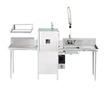 Advance Tabco DTP-10RL Straight Dishtable Package w/ R-L Operation & 42-in KD Tubular Shelf, 16-ga 304-Stainless