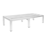 Advance Tabco DUN-2460 Square Bar Dunnage Rack w/ 1-Tier & 2000-lb Capacity, 24x60x12-in, Aluminum