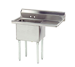 Advance Tabco FE-1-1812-18R Fabricated Sink - 18x18x12
