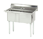 Advance Tabco FE-2-1812 Fabricated Sink - (2) 18x18x12