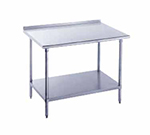 Advance Tabco FMS-3612 Work Table w/ Adjustable Undershelf & Wide Top, 36x144-in, 16-ga 304-Stainless