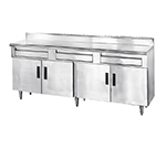 Advance Tabco HDRC-306 6' Storage Cabinet - (2) Drawers, Enclosed Base, Hinged Doors