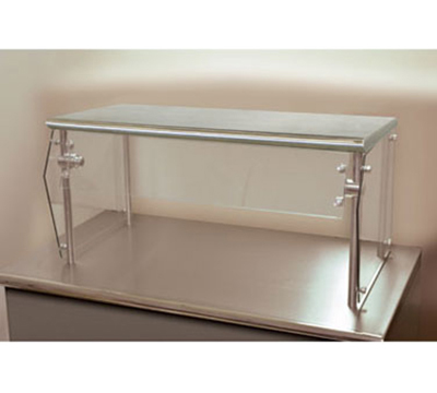 Advance Tabco NSG-12-36 Self Service Food Shield - 2-Tier, 12x36x18", Stainless Top Shelf