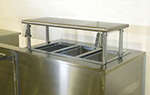 Advance Tabco DTC-S60-60R Straight Dishtable w/ L-R Operation & Galvanized Legs, 60x30x34-in, 304-Stainless