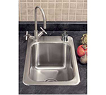 Advance Tabco SS-1-1715-10RE Residential Drop-In Sink - (1) 14x10x10