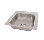 Advance Tabco SS-1-1715-10 Drop-In Sink - (1) 14x10x10