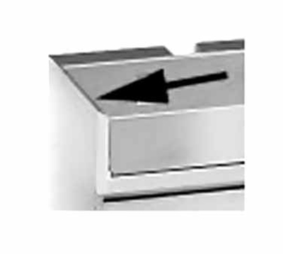 Advance Tabco TA-32 Side Splash, 10" High